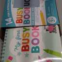 Hadley Designs My First Busy Book Toddlers 3-5, Montessori Preschool Learning Activities Age 4-5, 174 Pcs Velcro Busy Book, Travel Toys Airplane Car Quiet Time, Sensory Toys, Easter Gifts for Kids