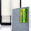 COCOAUTO Engine & Cabin Air Filter Kit for Nissan Kicks 1.6L Only (2017-2026), Fits Versa 1.6L (2020-2025), Replace OE 165465RB1A, XA11608, 272775NA1A