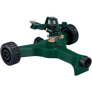 Orbit 58148 Lawn and Garden 1/2-Inch Zinc Impact Sprinkler with Metal Wheel Base