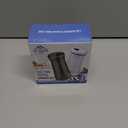 The Original Salt and Pepper Shakers set - Black & White - Spice Dispenser with Adjustable Pour Holes - Stainless Steel & Glass - Set of 2 Bottles