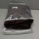 96 inches Long Brown Velvet Blackout Curtains for Living Room Bedroom Luxury Vintage Light Blocking Thermal Insulated Pinch Pleated Drapes, Tan 2 Panels with Hooks Track, Sliding Door, Terracotta