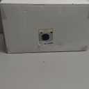 KIRE 200PCS Blue Plastic Plates with Silver Rim - Navy Blue Plastic Plates Include 100 Dinner & Dessert Plate - Heavy Duty Dark Blue Disposable Plate for Graduation/Parties/Wedding