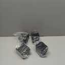 Tanlade 4 Pcs Pegboard Cups with Hooks, 2.9 x 3.5 x 3.2 Inch Pegboard Bins Accessories, Peg Board Containers Peg Board Organizer Cups for Garage Wall Kitchen Office Workbench Home(Black)