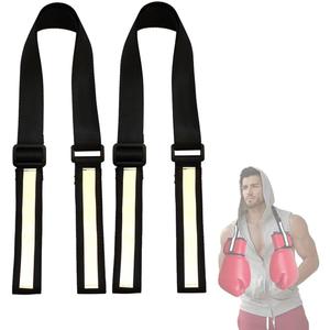 2PCS Boxing Gloves Carrying Strap26- 46 Adjustable Shoulder Strap for Carrying & Hanging Boxing GlovesBoxing Gloves Storage Rack, Travel Carrier Gloves Holder Strap