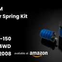 SSR-108-40 Blue Rear Bump Stop & Helper Spring Kit for Ford F-150 1999-2008 2WD 4WD