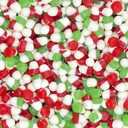 Christmas JuJu Jelly Drops, Delicious Gummy Candy, Gluten-Free, Fun and Festive Holiday Snacking, Party Favor (20 Pounds (Bulk))