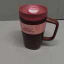 Owala SmoothSip Slider Stainless Steel Insulated Travel Mug with handle, 100% Leak Proof, For Hot and Cold Drinks, Travel Friendly with Sliding Lock Lid, 12oz, BPA Free, Leak Proof, Black Cherry