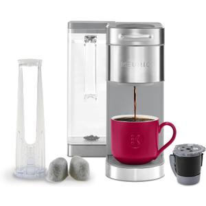 Keurig K-Supreme Plus Single Serve Special Edition Coffee Maker with 5 Brew Sizes, Multistream Technology, and Programmable Brewing Preferences (Silver)