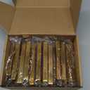 goldenwarm 25 Pack 3 3/4 Inch Gold Cabinet Pulls Modern Square Bar Brushed Brass Drawer Pulls Stainless Steel Cabinets Hardware for Kitchen Bathroom Cupboard, 96mm Center to Center