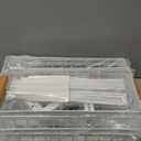 Liuoud Under Sink Organizer 2 Pack, 2 Tier Slide Out Large Capacity Height Adjustable Under Sink Organizers and Storage for Kitchen Bathroom Cabinet, White