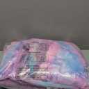 NEWCOSPLAY Super Soft Faux Fur Throw Blanket for Couch Purple Rainbow Sherpa Fuzzy Plush Warm Blanket for Sofa Bed (Purple Rainbow, Throw(40"x50"))