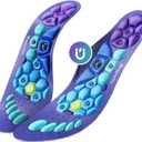 Acupressure Insoles for Men and Women - Orthopedic Acupoint Massage Insoles with Magnetic Technology, Shock Absorption, Non-Slip, Feet and Arch Support (Blue, M(Men 7.5-9/Women 8.5-10))