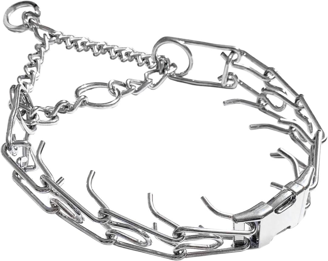 No Pull Collar, Adjustable Dog Collar Small Medium Large Dogs (S (Neck: 13"-17''))