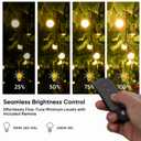 TREATLIFE Dimmer Plug with 100FT Wireless Remote Control, IP44 Weather Resistance, Outdoor Dimmer for String Lights, Lamps, Patio Lights, Max Power 400W