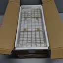 QEEIG Bathroom Shelves Over Toilet - Wall Mounted Floating Shelves Toilet Paper Storage Small Modern Decor Shelf 16 inch Set of 3, White and Gold (019-WG3)