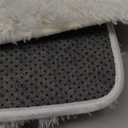 PAGISOFE White Fluffy Shag Machine Washable Area Rugs for Living Room 5x7 Ft,Cream White Soft Shaggy Rugs for Bedroom,Office Ivory Carpet Boys Girls Dorm Pastel Rug for Kids Room Home Decor Aesthetic