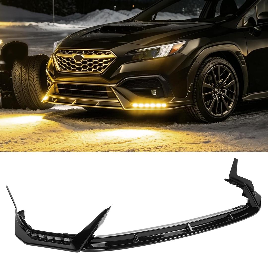 Front Bumper Lip Splitter for Subaru WRX 2022-2025 Accessories AKMAN