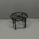 Elsjoy Set of 4 Black Pizza Stand Holder, 10 Inch Tabletop Pizza Pan Riser Stand Metal Wire Pizza Rack for Serving, Table Pizza Display Stand for Party, Home, Restaurant