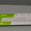 seenda Bluetooth Keyboard and Mouse Combo for Mac, SKM64-2 Rechargeable Slim Wireless Keyboard Mouse Compact, 3 Multi-Device Connection, Compatible for Mac, MacBook Pro/Air, iPad, iPhone, White Silver