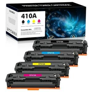 410A Toner Cartridges Compatible for HP 410A CF410A Color Laserjet Pro MFP M477fnw M477fdw M477fdn M452dn M452nw M477 M452 M377 410X CF410X Printer Ink, Pack-4 Black Cyan Yellow Magenta