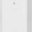 Blank Wall Plates 1-Gang blank Switch Outlet Electrical Cover Plate Unbreakable Thermoplastic Faceplate for Light Receptacle Outlet Switch, White (4 Pack)