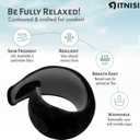 2 x Travel Memory Foam Pillow - Adjustable Size. Essentials for Head, Chin and Neck Support During Airplane Travel, Long Flight, Car Ride/Driving, Sleeping, and Power Nap. Machine Washable. (Black)