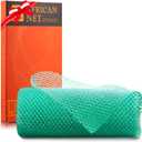 UJFQBH African Bath Sponge African Net Long Net Bath Sponge Exfoliating Shower Body Scrubber Back Scrubber Skin Smoother, Great for Daily Use (Green)