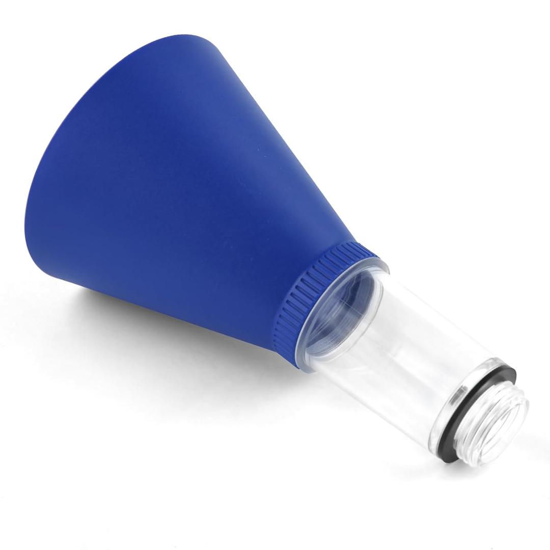 Locking Oil Funnel Engine Oil Funnel Oil Filter Funnels Oil Change Tools Threaded Locking No-Spill Tool Screws Directly Into Filler Fast and Easy Oil Change with No Mess