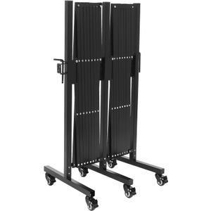 Expandable Mobile Barricade, Outdoor Plastic Retractable Traffic Fence, Flexible Crowd Control Barriers Guard Extensible, for Stairs, Lanes, Gardens, Emergency Rescue