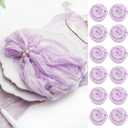 60 Pack Lilac Cloth Napkins 21x21 Inches Lilac Cheesecloth Napkins Set of 60 Washable Dinner Table Napkins for Wedding Bridal Baby Shower Rustic Boho Cotton Gauze Family Gathering Table Decor