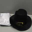 Breathffy 5 Pcs Thanksgiving Couple Costume Pilgrim Costume Women Colonial Set White Bonnet Shawl Apron and Men Pilgrim Set Hat in Black Color Shawl for Halloween Cosplay Adults Dress up Accessories