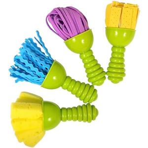 READY 2 LEARN Textured Art Tools | Set of 4 | Imagine Colors | Paint Brushes for Kids | Art Supplies for Toddlers 1-3 | Set 2