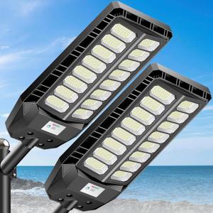 Ultra Bright Solar Lights Outdoor 8000W with Motion Sensor, TW003, 8000W*2PACK
