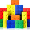 Zhanmai 7 Pcs Paper Building Blocks Boxes in 4 Size Mystery Party Stacking Props Brick Treat Gift Case for Birthday Game Favors Decorations Boys Girls