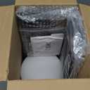 AYSEMO 42" Low Profile Ceiling Fan with Lights & Remote - 6-Speed Wind, Reversible DC Motor, Dimmable 3-Color LED, Timer & Memory Function for Bedroom/ Living Room/ Patio (Black)