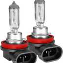 2PCS Halogen Headlight Bulbs H11 Fog Light Bulbs, 12V 55W Automotive High and Low Beam Headlight Bulbs Replacement, Universal Lighting Accessorie for Cars, SUVs, Truck