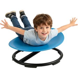 Spinning Chair for Autistic Kids,Swivel Chair for Kids, 220 lbs Weight Capacity, Autism Chair for Developing Physical Coordination, Sensory Toy Gift for Children with Autism and ADHD, 3+ Years (Blue)