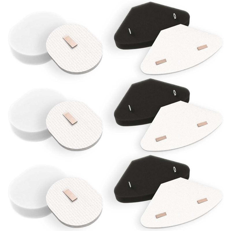 4-Piece Pre-Motor Foam & Felt Filter Set For Shark Cordless PowerDetect Vacuums – Compatible With IP3251, IP3251C, IP3252, IP3124, Replaces XPRMFIP1000, Washable & Reusable