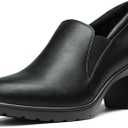 DREAM PAIRS Women's Low Chunky Block Heels Pumps Comfortable Slip-on Heeled Loafers Dress Work Shoes for Office Business LOLA size 7