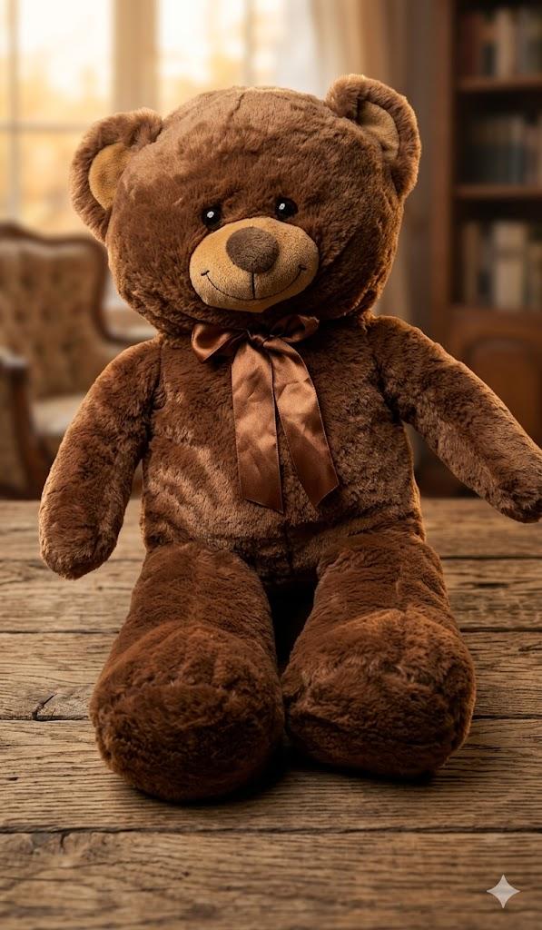 HH Jumbo Bear Plush Brown 36 inch