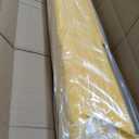 Wettarn Folding Duck Pond 2'x 2' Portable Spill Containment Berm Wall Containment Berm(Yellow)