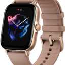 Amazfit GTS 3 Smart Watch 42mm for Android iPhone, Alexa Built-in, GPS, 12-Day Battery Life, Fitness Sports Watch with 150 Sports Modes, AMOLED Display, Sleep Heart Rate Health Tracker, Rosa