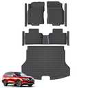 ASINRI Floor Mats for Nissan Rogue 2014-2020 (Not Fit 7-Seat or Hybrid) TPE All Weather Protection Custom Fit Nissan Rogue Accessories Floor Liner and Cargo Liner