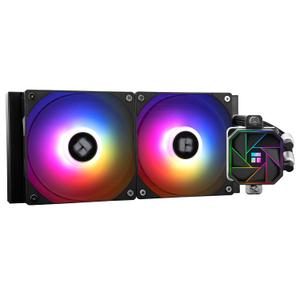Thermalright Aqua Elite 240 V3 Water Cooling CPU Cooler, Double PWM ARGB Fans with S-FDB Bearings,Efficient PWM Controlled Pump,for AMD/AM4/AM5, Intel LGA1150/1151/1200/2011/1700, (AE240 V3) (BLACK)