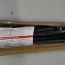 CorkLatta Black Shower Curtain Rod 31 to 80 Inch,1 Inch Diameter Adjustable Spring Tension Stainless Steel Telescoping Rod,Easy Install,No Rust