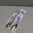 2 x Breakaway Lanyards for Keys ID Badges, Long Scrunchie Lanyard for Women, Teacher Neck Phone Keychain Lanyard (Lavender)