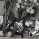 LEWIS&WAYNE Solar Halloween Pathway Lights 3 Pack Eyeball Stake Lights Outdoor 2 Modes Cool White LEDs for Garden Yard Patio