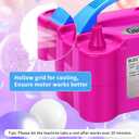 Growsun Electric Balloon Pump Air Inflator Portable Automatic Dual Nozzle Balloon Blower 110V 600W for Birthday Baby Shower Balloons Party Decorations