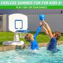 GoSports Splash Hoop Classic Swimming Pool Basketball Game - White
