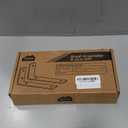 Shelf Bracket, Heavy Duty Floating Shelf Brackets 8-Inch Long, 6-Pack Brackets for Shelves, Matte White Coated L Shape Metal Wall Shelf Support Brackets with 1/5 Inch Thick and 160 lb. Load Capacity